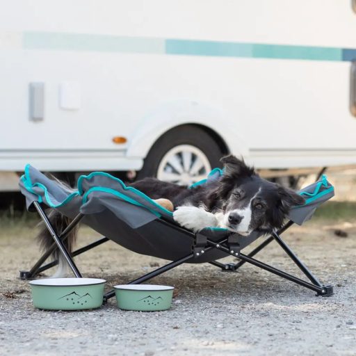 Trixie Zománcozott fém tál, zöld