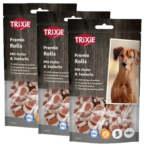 Trixie Premio Hal és Csirke Rolls 75gr