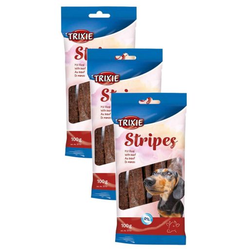 Trixie Stripes marhás 100g