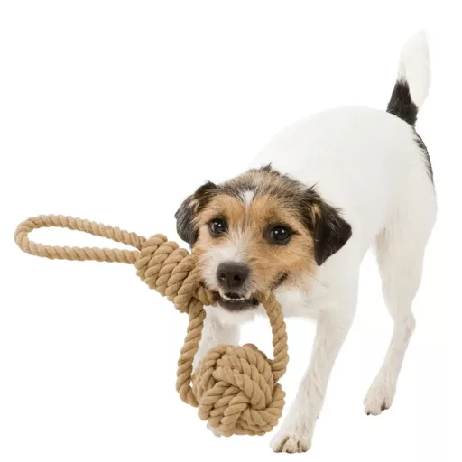 Trixie BE NORDIC Labda Kötéllel 7cm/20cm