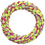 Trixie Rágókötél karika 14cm - barna