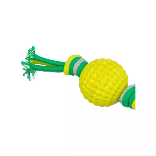 Trixie Labda kötéllel 9cm/44cm