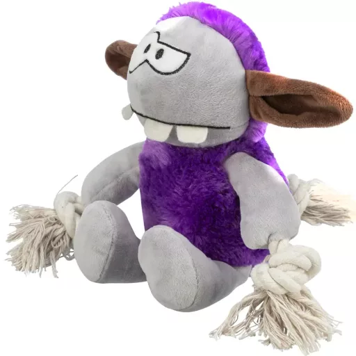 Plüss Szörny kötéllel 32cm