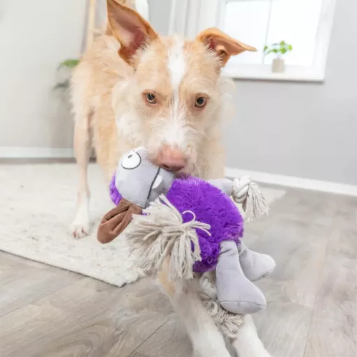 Plüss Szörny kötéllel 32cm