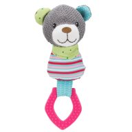 Junior Szövet Medve Karikával 23cm