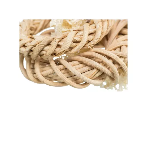 Luffa Gyűrű, Rattannal és Kukoricával, 13 cm