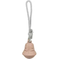 Trixie Karácsonyi csengő kötélen, természetes gumi/kötél, 12/36 cm, bézs