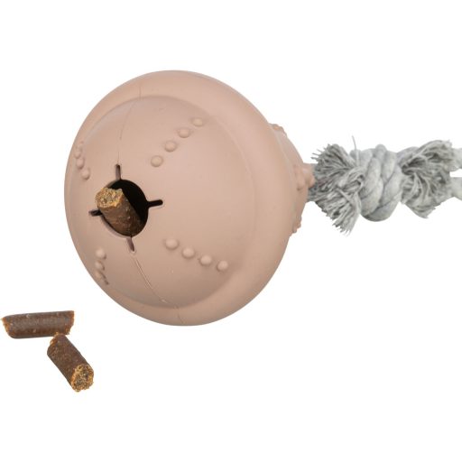 Trixie Karácsonyi csengő kötélen, természetes gumi/kötél, 12/36 cm, bézs