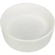 Trixie Karácsonyi tál, kerámia, 0,3 l/ 12 cm, fehér