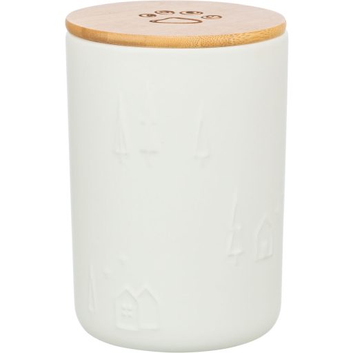 Trixie Karácsonyi uzsonnásüveg, kerámia, 13 × 19 cm, fehér